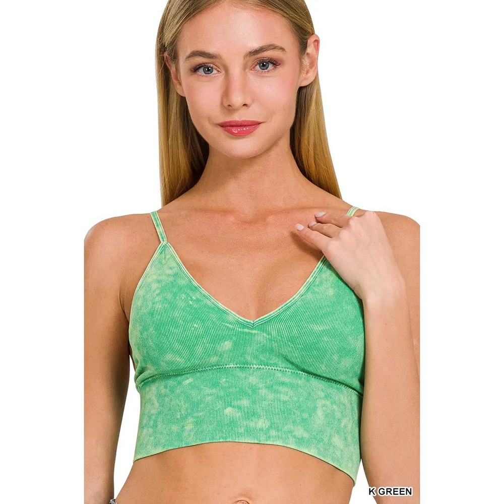Zenana Washed Seamless Rib Tank